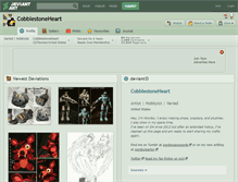 Tablet Screenshot of cobblestoneheart.deviantart.com