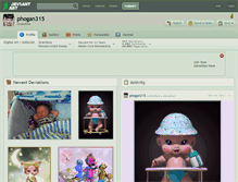 Tablet Screenshot of phogan315.deviantart.com