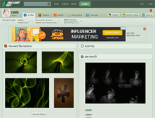 Tablet Screenshot of casic.deviantart.com