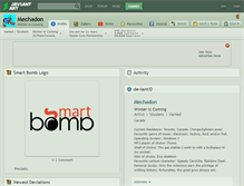 Tablet Screenshot of mechadon.deviantart.com
