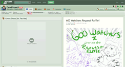 Desktop Screenshot of deadphoenx.deviantart.com