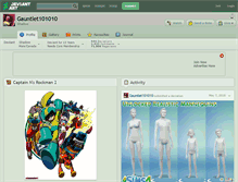 Tablet Screenshot of gauntlet101010.deviantart.com