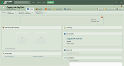 Desktop Screenshot of deputy-of-skyclan.deviantart.com