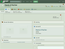 Tablet Screenshot of deputy-of-skyclan.deviantart.com