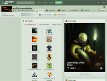 Tablet Screenshot of evil-incarnated.deviantart.com
