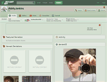 Tablet Screenshot of jibbityjenkins.deviantart.com