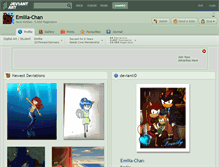 Tablet Screenshot of emilia-chan.deviantart.com