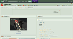 Desktop Screenshot of mikiko-chan.deviantart.com