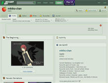 Tablet Screenshot of mikiko-chan.deviantart.com