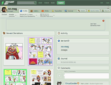 Tablet Screenshot of nn-meg.deviantart.com