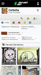 Mobile Screenshot of corbella.deviantart.com