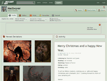 Tablet Screenshot of macgwyver.deviantart.com