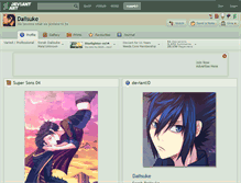 Tablet Screenshot of daiisuke.deviantart.com