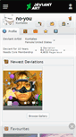 Mobile Screenshot of no-you.deviantart.com