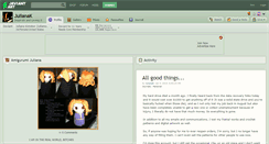 Desktop Screenshot of julianak.deviantart.com