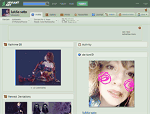 Tablet Screenshot of lukiia-sato.deviantart.com