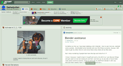 Desktop Screenshot of dashadyalien.deviantart.com