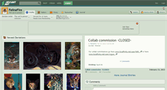 Desktop Screenshot of felinefire.deviantart.com