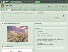 Tablet Screenshot of dun-crow.deviantart.com