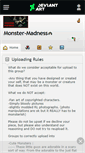 Mobile Screenshot of monster-madness.deviantart.com