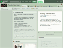 Tablet Screenshot of monster-madness.deviantart.com