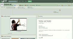 Desktop Screenshot of footballer-girl.deviantart.com