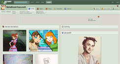 Desktop Screenshot of bellabloomyouloveit.deviantart.com