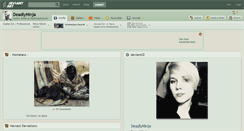 Desktop Screenshot of deadlyninja.deviantart.com