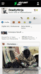 Mobile Screenshot of deadlyninja.deviantart.com