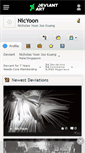 Mobile Screenshot of nicyoon.deviantart.com
