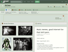 Tablet Screenshot of nicyoon.deviantart.com