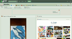 Desktop Screenshot of falconfire.deviantart.com