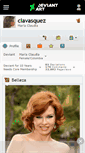 Mobile Screenshot of clavasquez.deviantart.com
