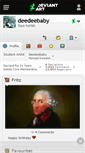 Mobile Screenshot of deedeebaby.deviantart.com