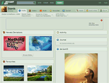 Tablet Screenshot of dzenis.deviantart.com