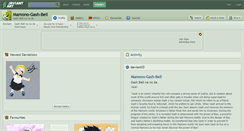 Desktop Screenshot of mamono-gash-bell.deviantart.com