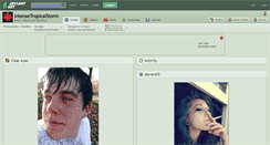 Desktop Screenshot of intensetropicalstorm.deviantart.com