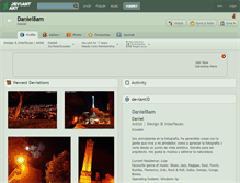 Tablet Screenshot of daniel8am.deviantart.com