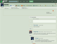 Tablet Screenshot of noiraak.deviantart.com