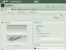 Tablet Screenshot of coryvarcoe.deviantart.com