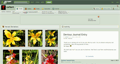 Desktop Screenshot of carlbert.deviantart.com
