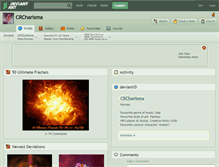 Tablet Screenshot of crcharisma.deviantart.com