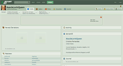 Desktop Screenshot of musclelovinqueen.deviantart.com