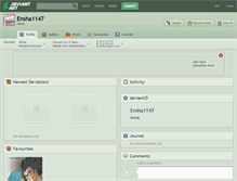 Tablet Screenshot of ensha1147.deviantart.com