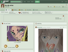 Tablet Screenshot of mu-de-aries.deviantart.com