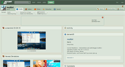 Desktop Screenshot of multini.deviantart.com
