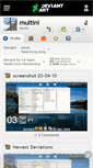 Mobile Screenshot of multini.deviantart.com