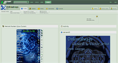 Desktop Screenshot of onlinealways.deviantart.com