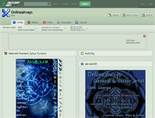 Tablet Screenshot of onlinealways.deviantart.com