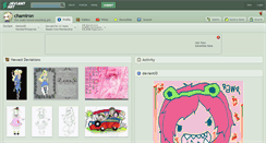 Desktop Screenshot of chamiron.deviantart.com